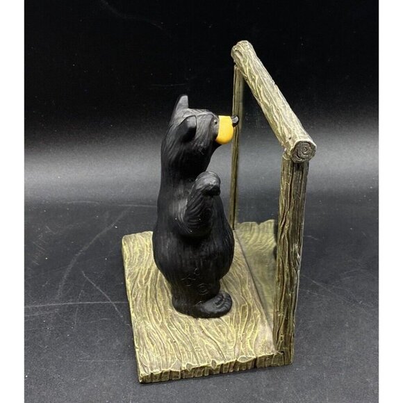Bearfoots Atlas Mirror Single Bookend By Jeff Fleming - Picture 2 of 8